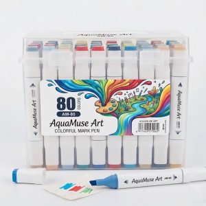 Wholesale Dual Tip Oil Markers in Plastic Box
