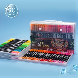 Dual Tip Watercolor Pens in PET Box