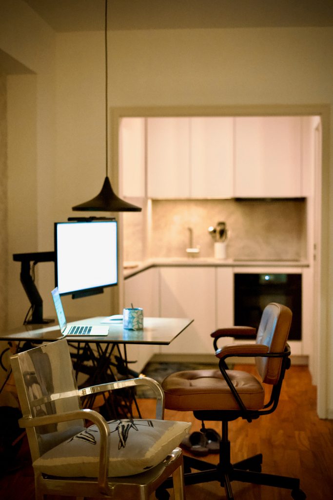 small home office setup